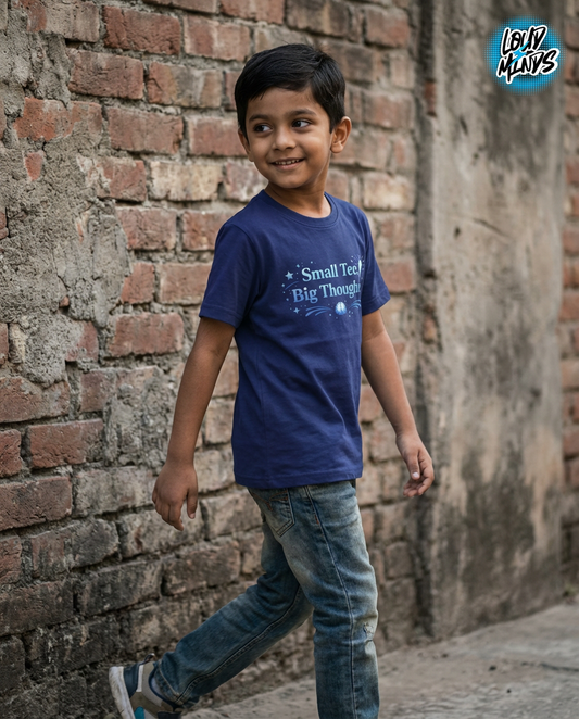 SMALL TEE BIG THOUGHTS KID TEE
