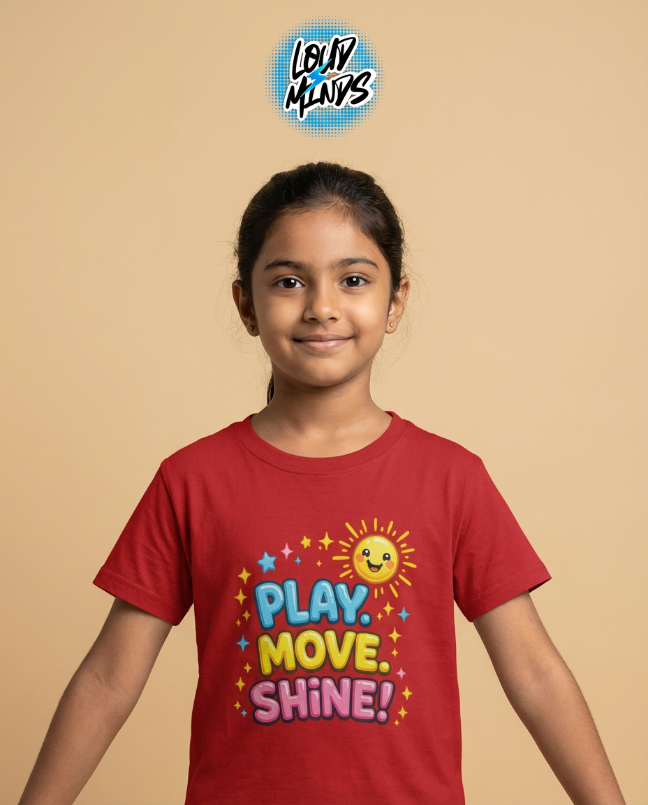 PLAY MOVE SHINE KID TEE
