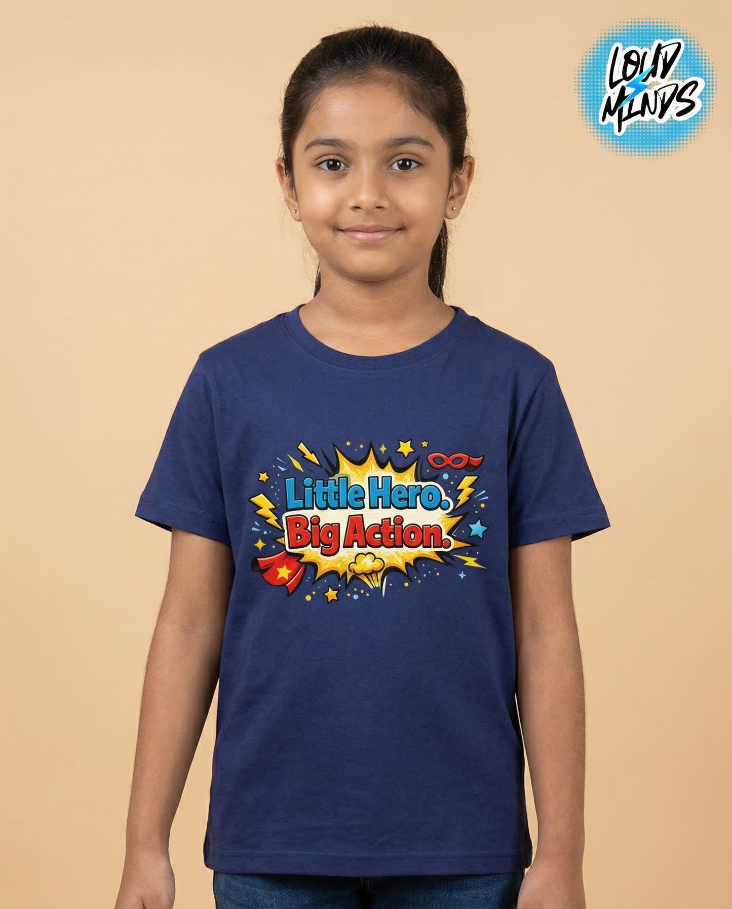 LITTLE HERO BIG ACTION KID TEE