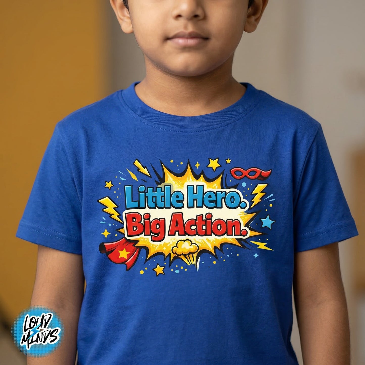 LITTLE HERO BIG ACTION KID TEE
