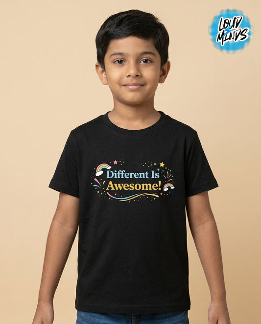 DIFFERENT IS AWESOME KID TEE