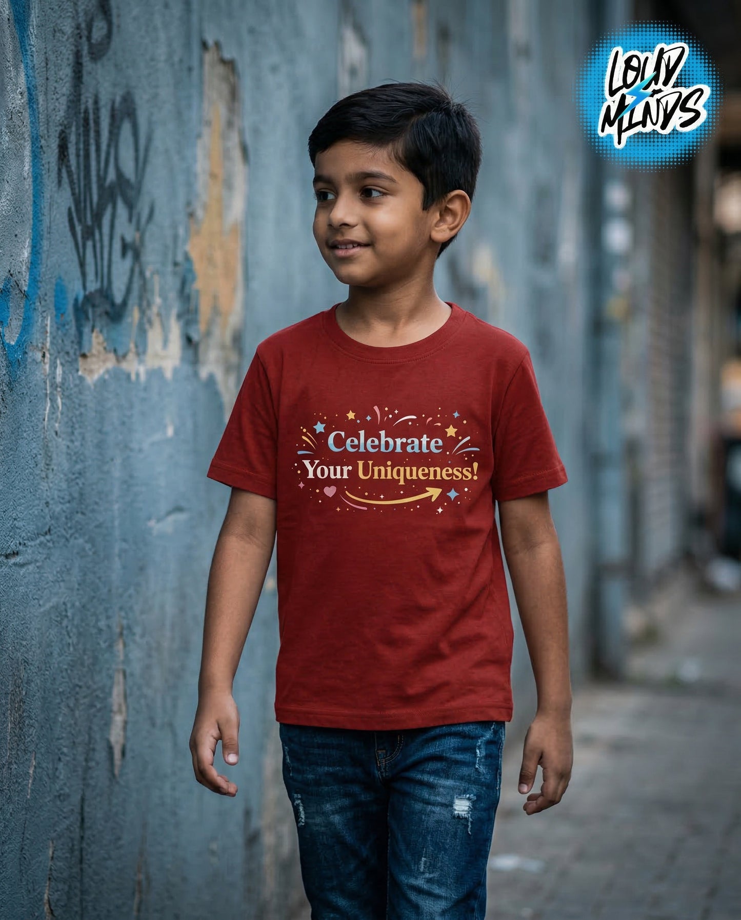 CELEBRATE YOUR UNIQUENESS KID TEE