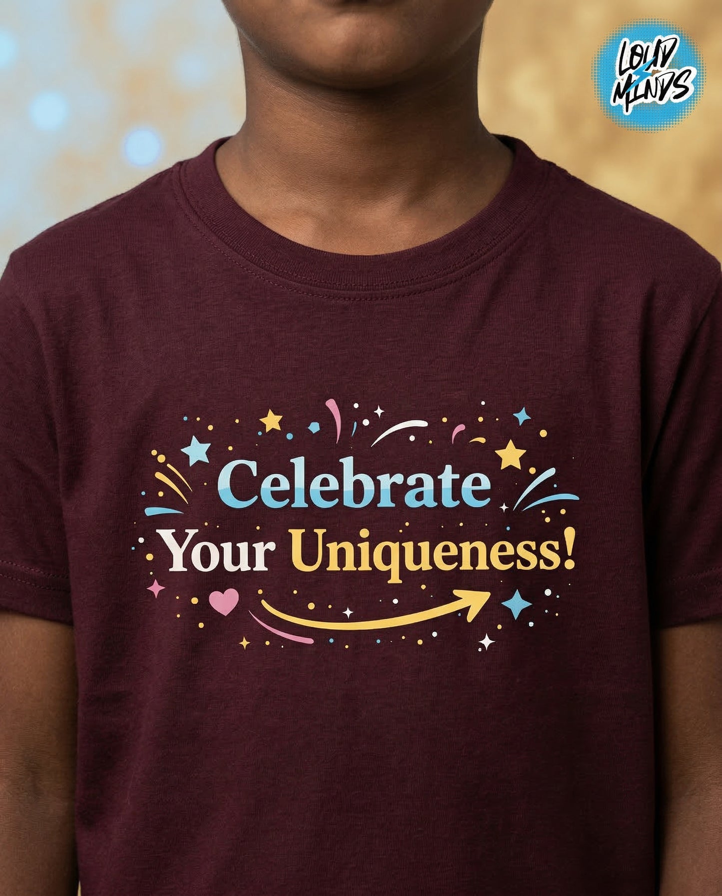 CELEBRATE YOUR UNIQUENESS KID TEE