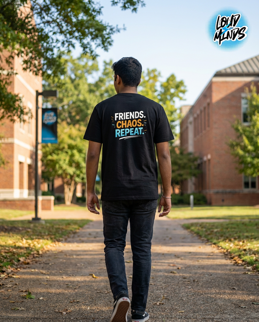 FRIEND CHAOS REPEAT TEE
