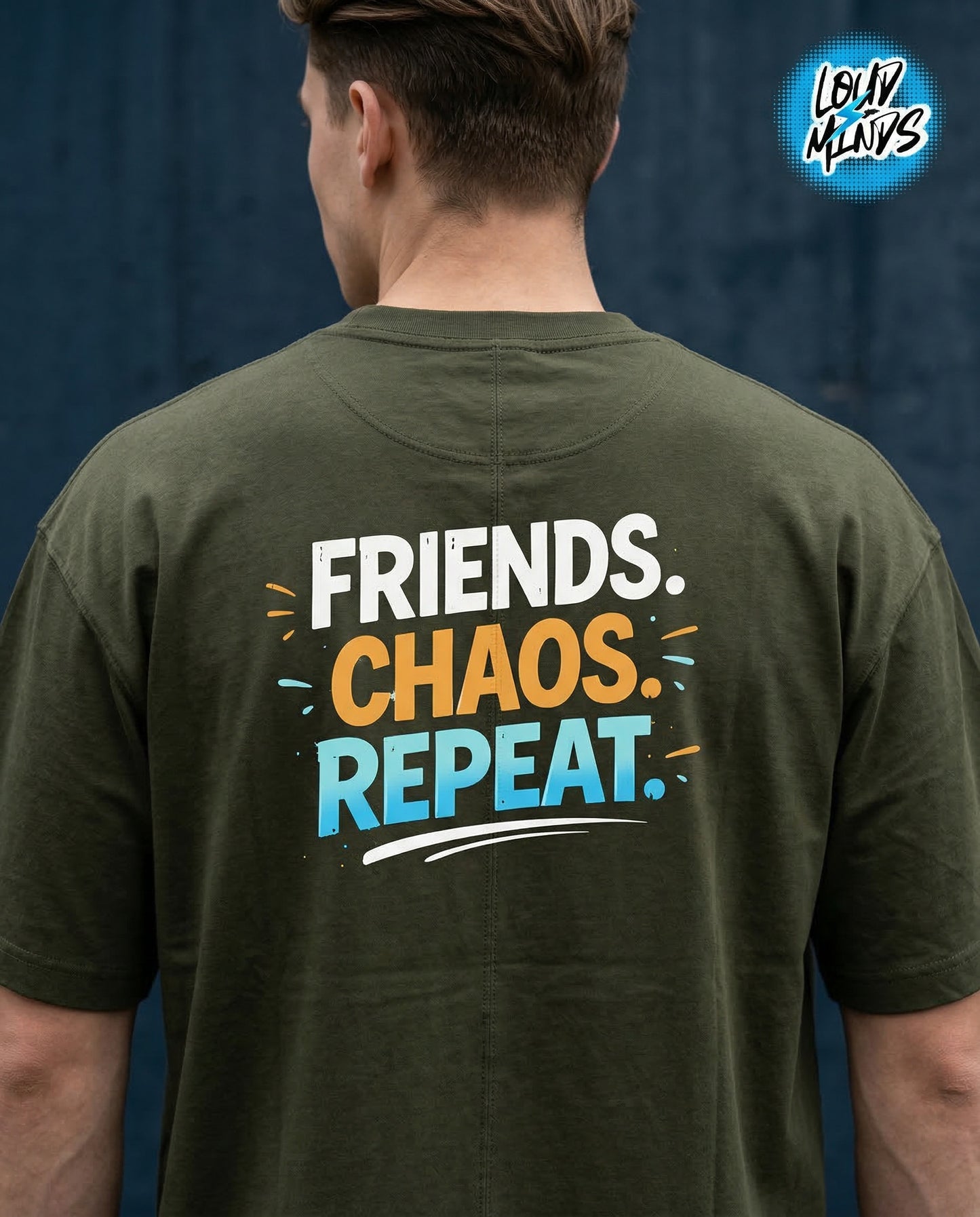 FRIEND CHAOS REPEAT TEE