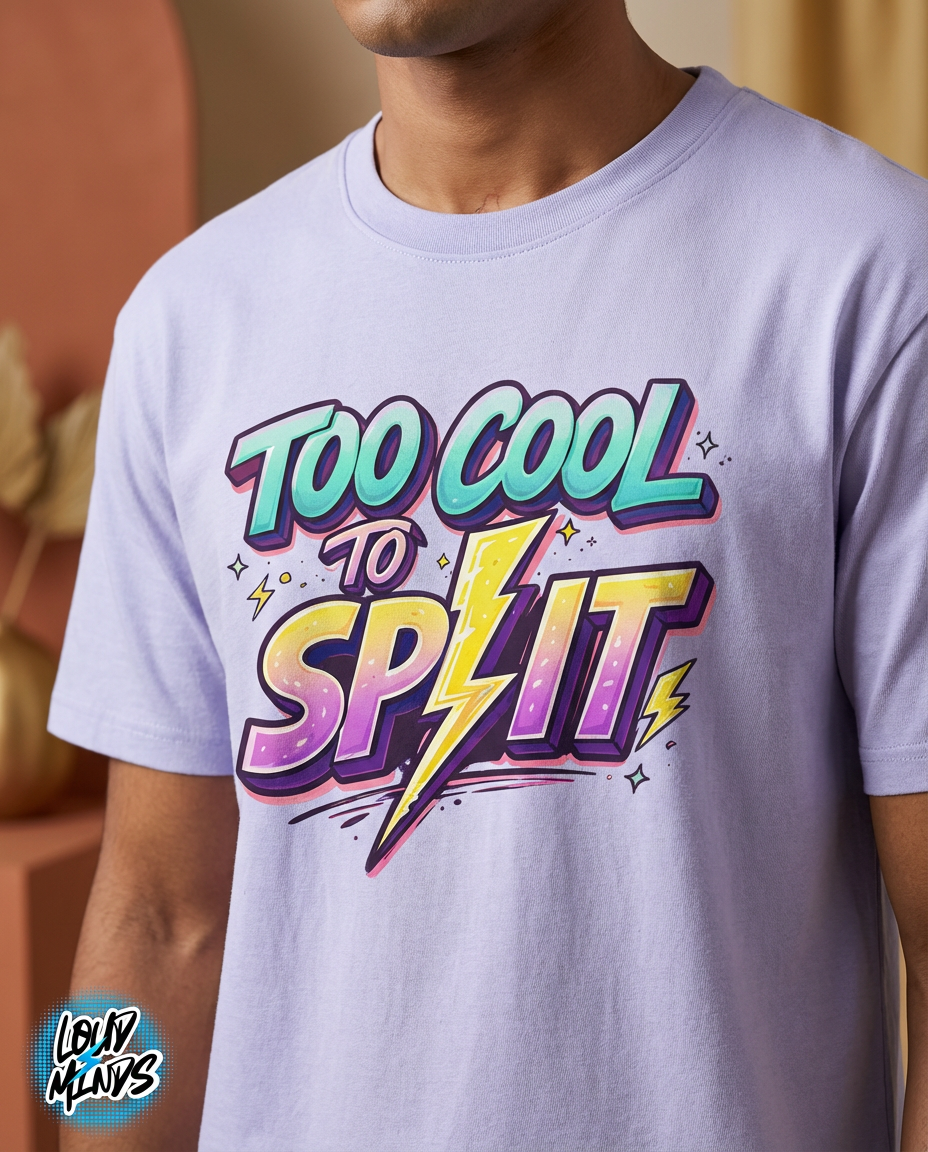 TOO COOL TO SPLIT  TEE