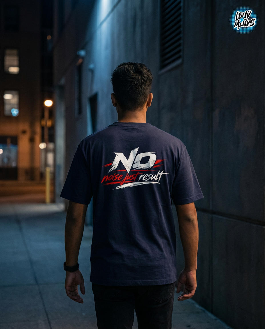NO NOISE JUST RESULT TEE