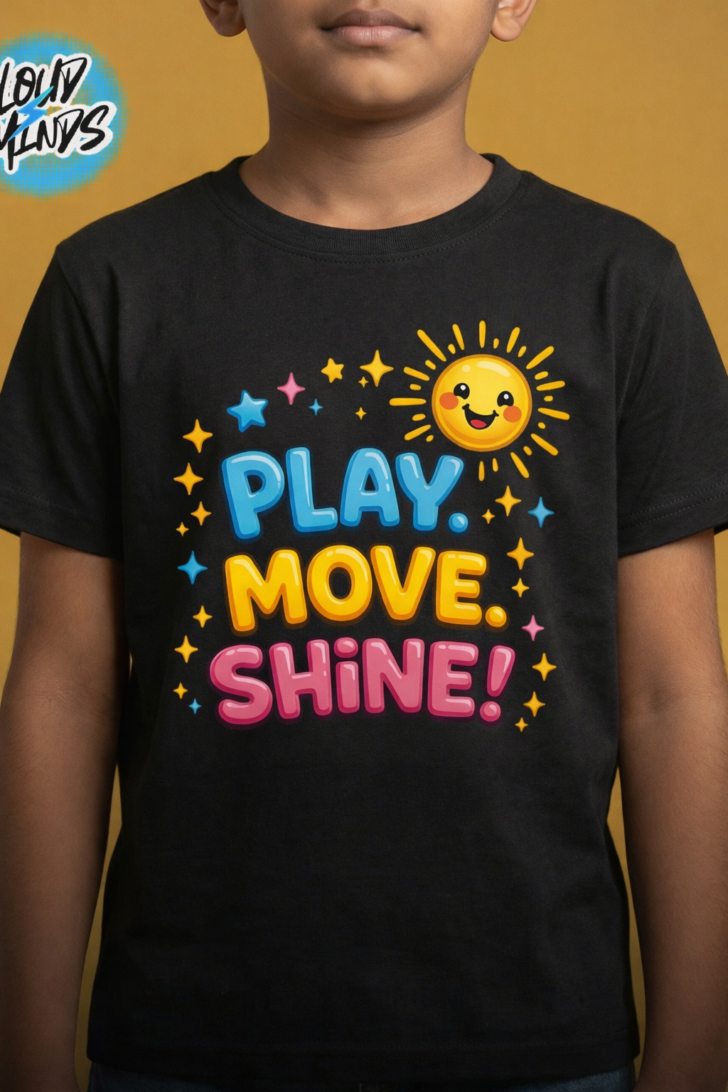 PLAY MOVE SHINE KID TEE