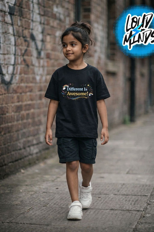 DIFFERENT IS AWESOME KID TEE
